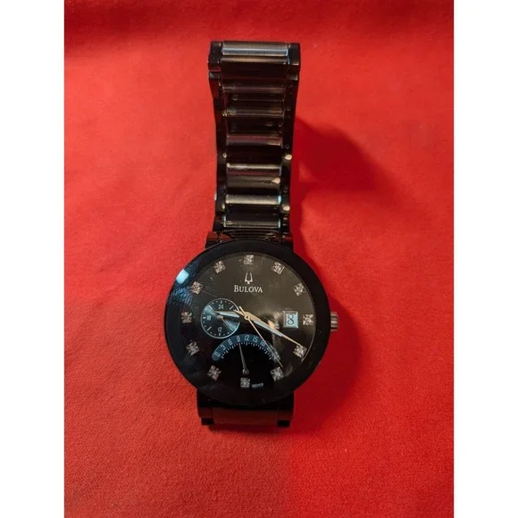 Bulova Men's Black Watch - 98D109